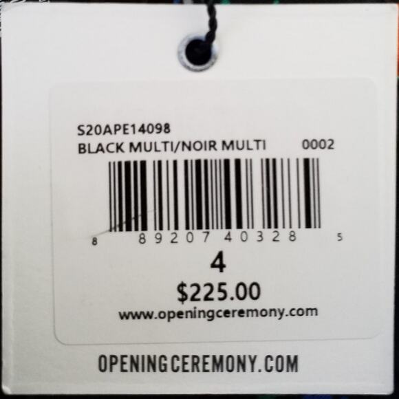 Opening Ceremony Bubble Mini Skirt Multicolor Cotton NWT Size 4 - Picture 8 of 11